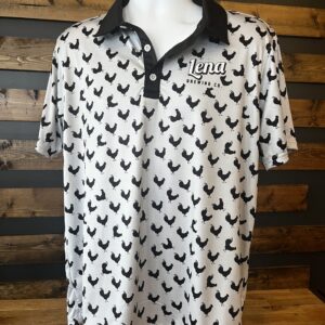 Black Rooster Golf Polo