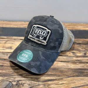 Black Camo Trucker Hat