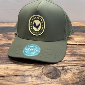 Leather Rooster Cap